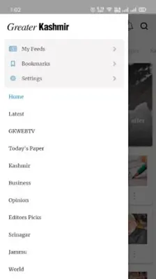 Greater Kashmir android App screenshot 1